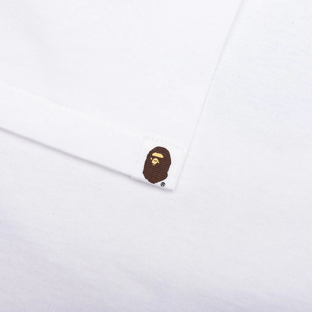Kids Shark Milo on Bape Tee White Black
