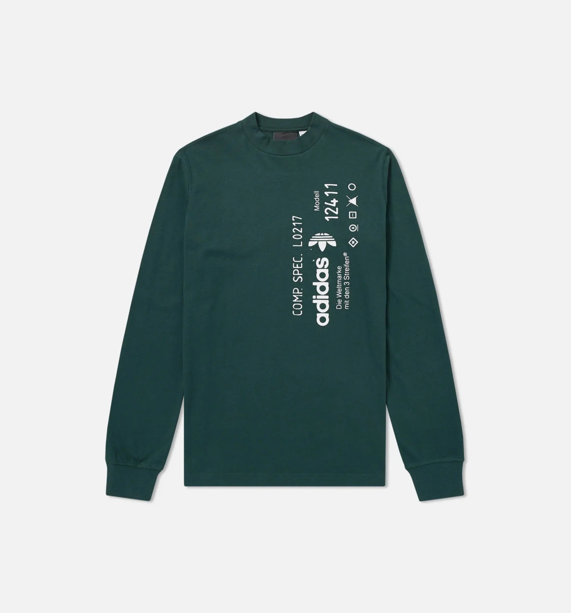 Alexander Wang X adidas Collection AW Long Sleeve Mens Shirt Green Green