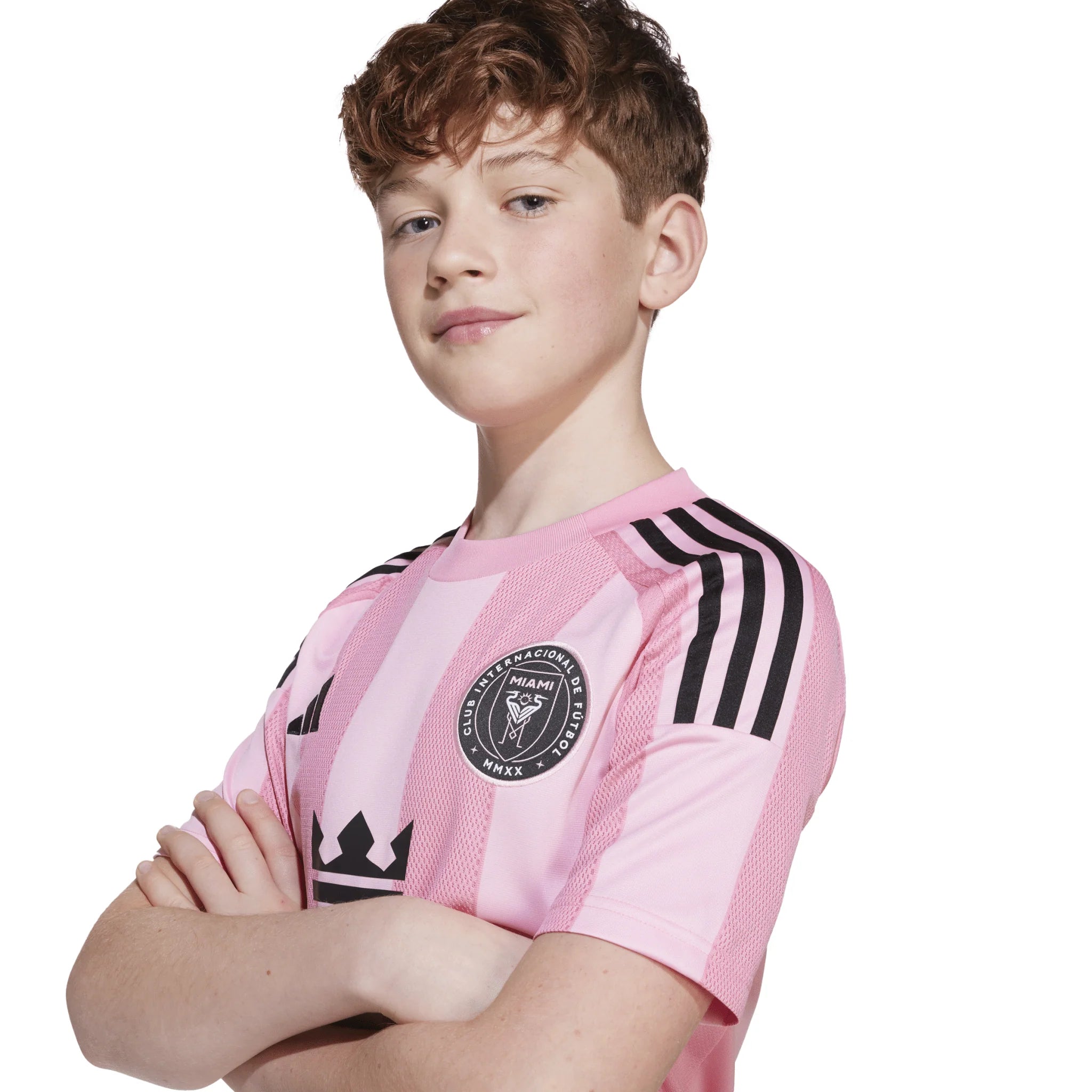 adidas Mens Inter Miami CF Home Jersey 25 26 Pink