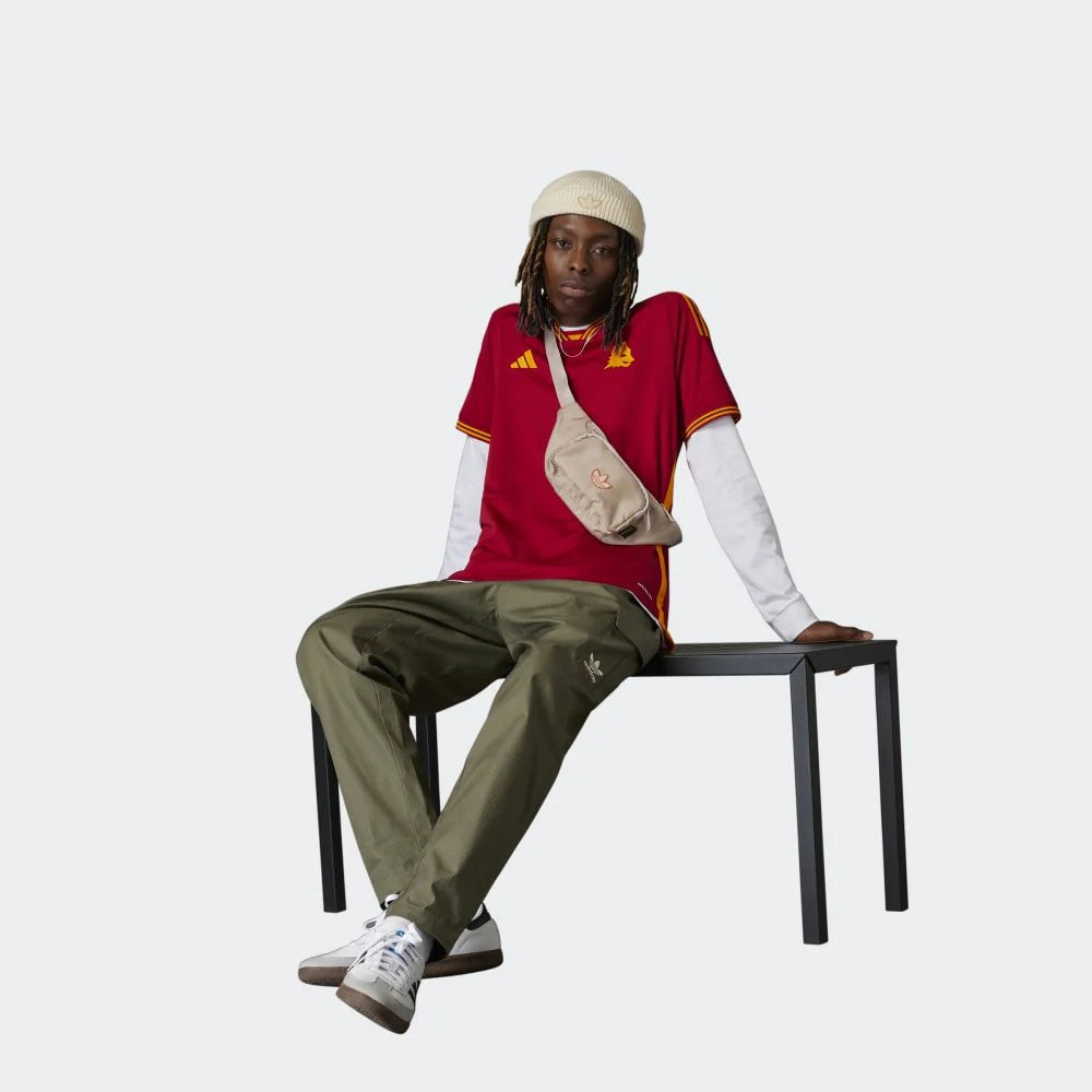 adidas Mens AS Roma Home Jersey 23