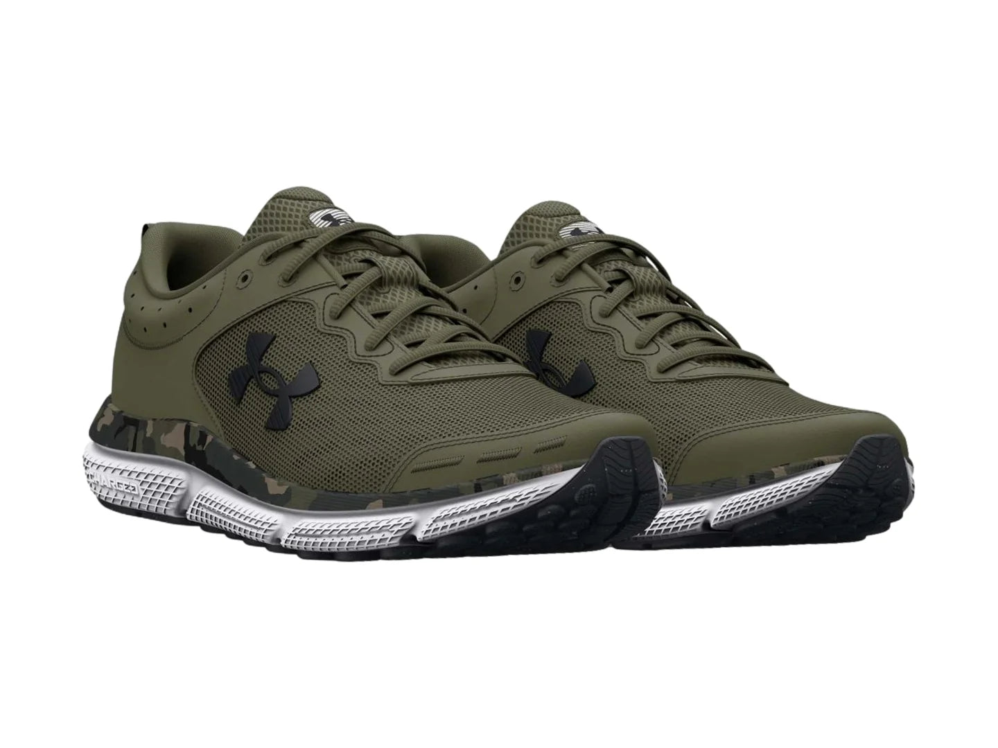 Tenis Under Armour Charged Assert 10 Camuflaje Verde para Hombre