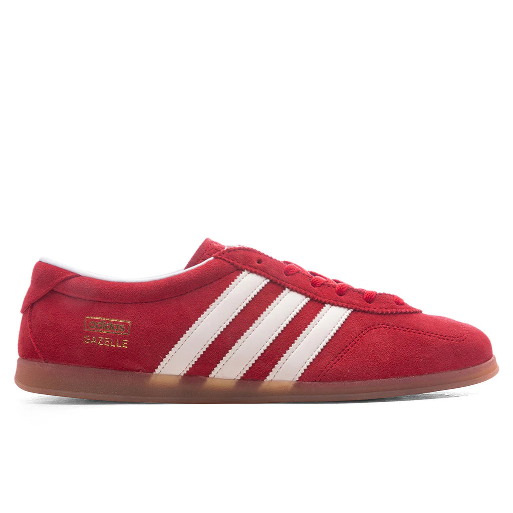 Womens Gazelle Low Pro Better Scarlet Cloud White Gum