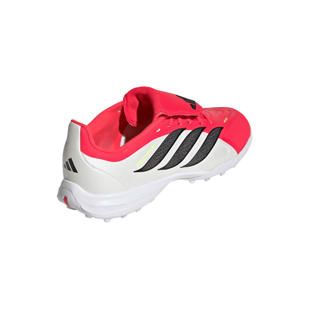 adidas Predator League Fold Over Tongue TF Turf Youth Soccer Cleats Red Black White