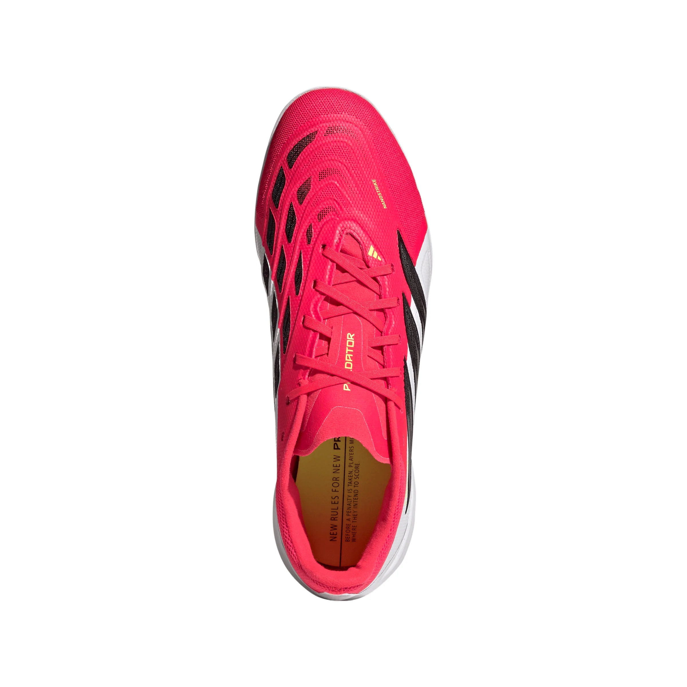 adidas Predator League Fold Over Tongue IN Indoor Mens Soccer Shoes Red Black White