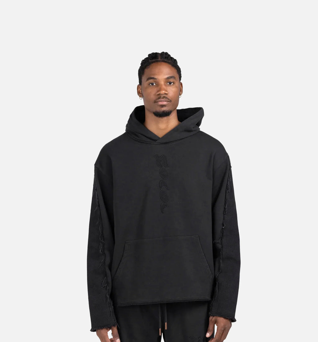 Denim The Gift Mens Hoodie Black