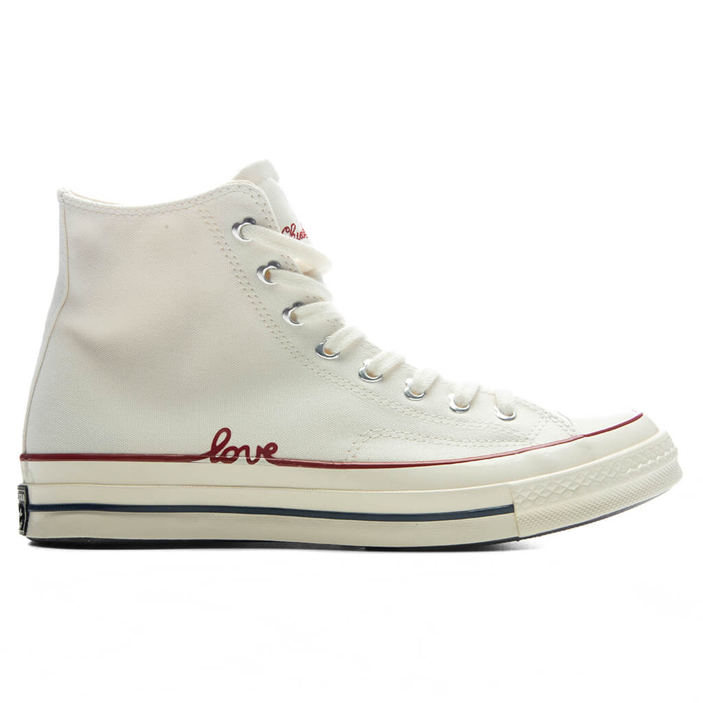 Chuck 70 Hi Valentines Day Vintage White Egret