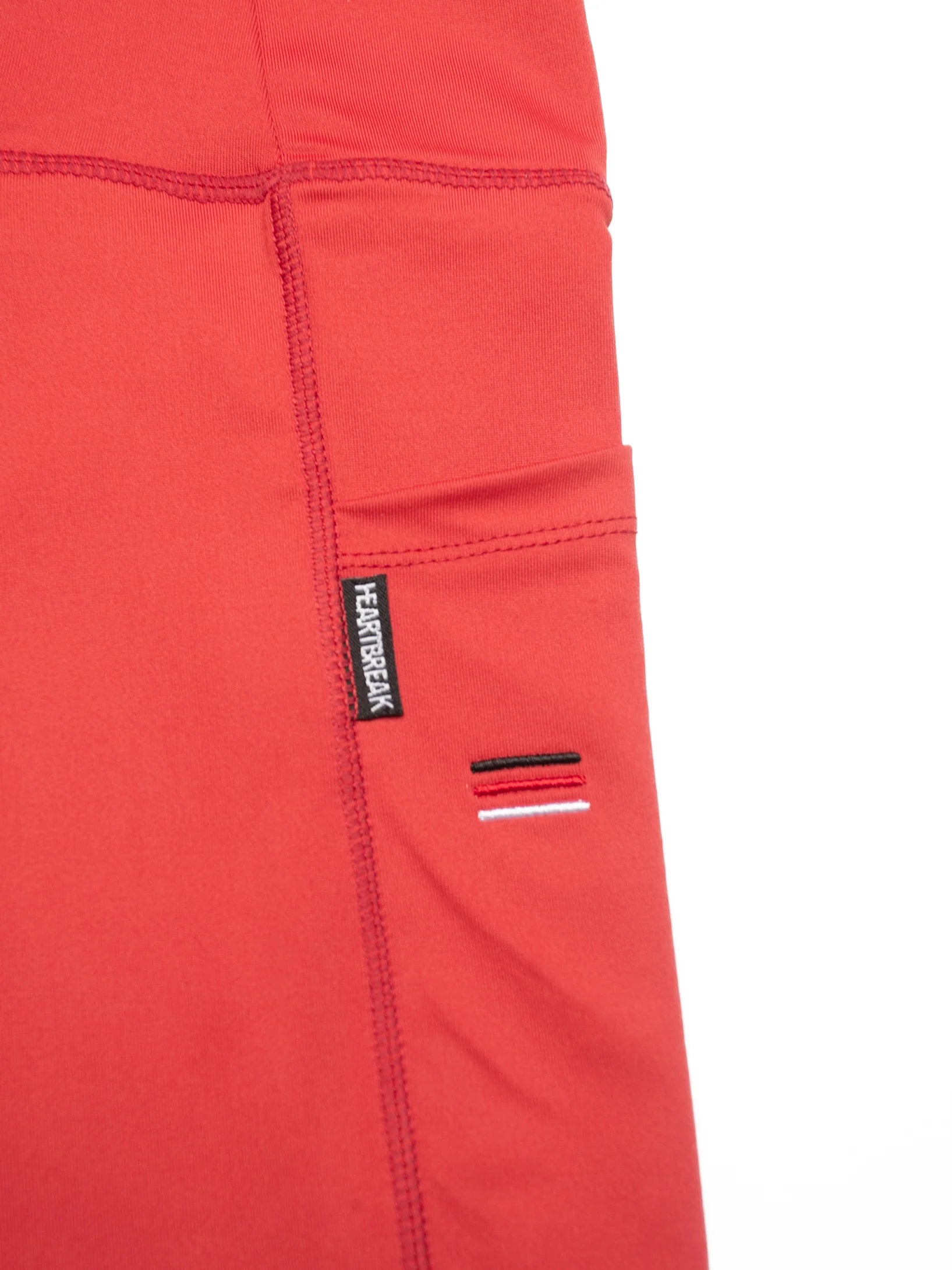 Heartbreak Womens Triple Pocket 5 Running Shorts