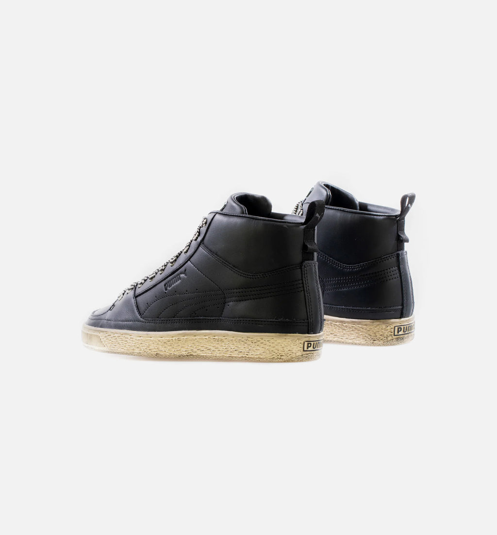 X Rhuigi Suede Mid Lifestyle Shoe Black Tan