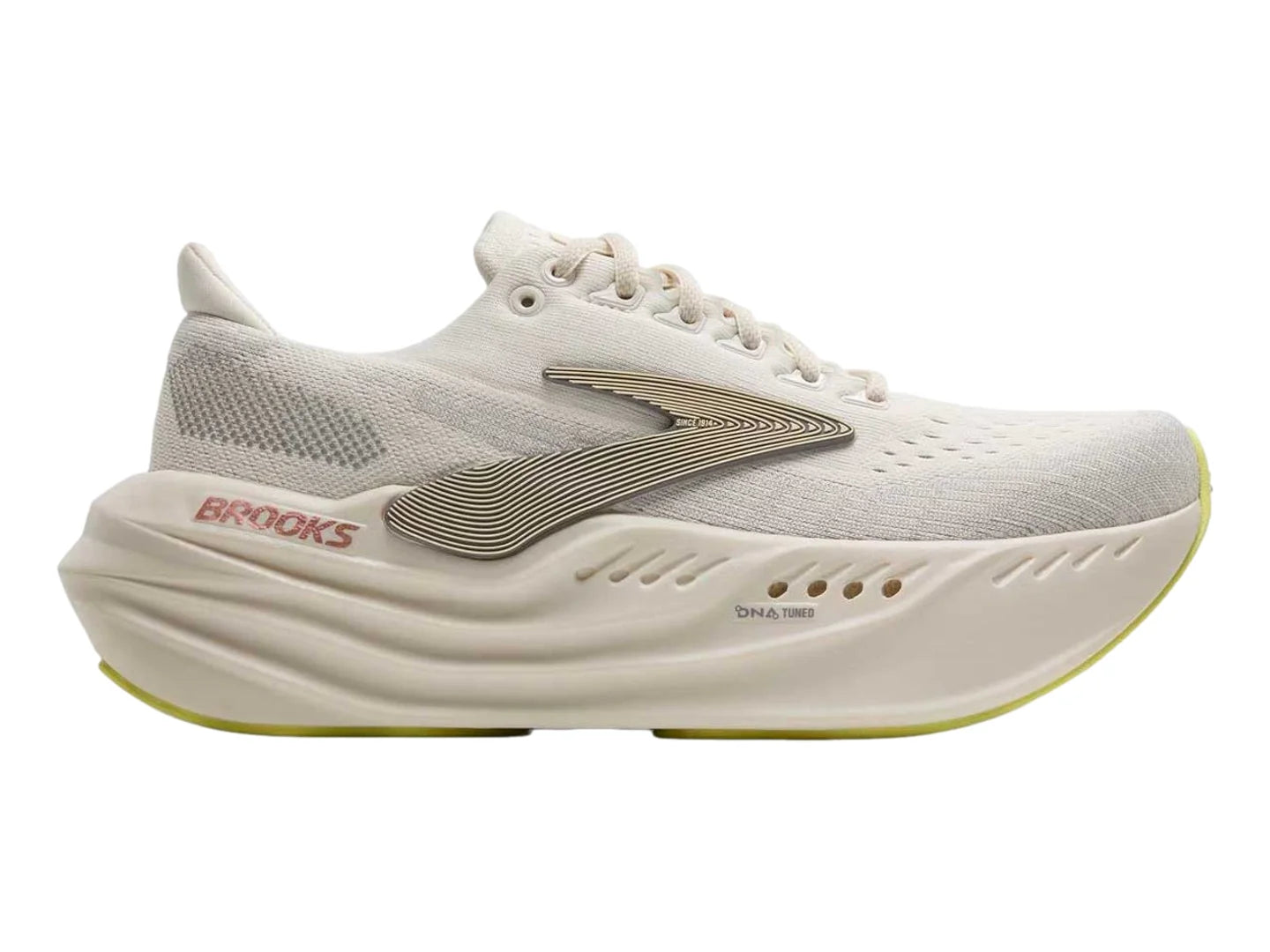Tenis Brooks Glycerin Max Blanco y Rosa para Mujer
