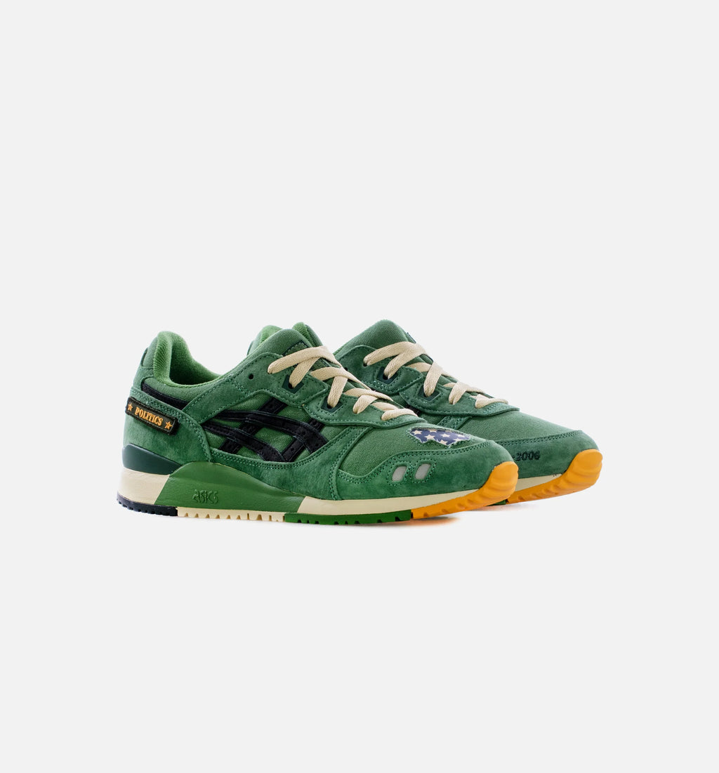 Gel Lyte III Sneaker Politics Mens Lifestyle Shoe Olive Green