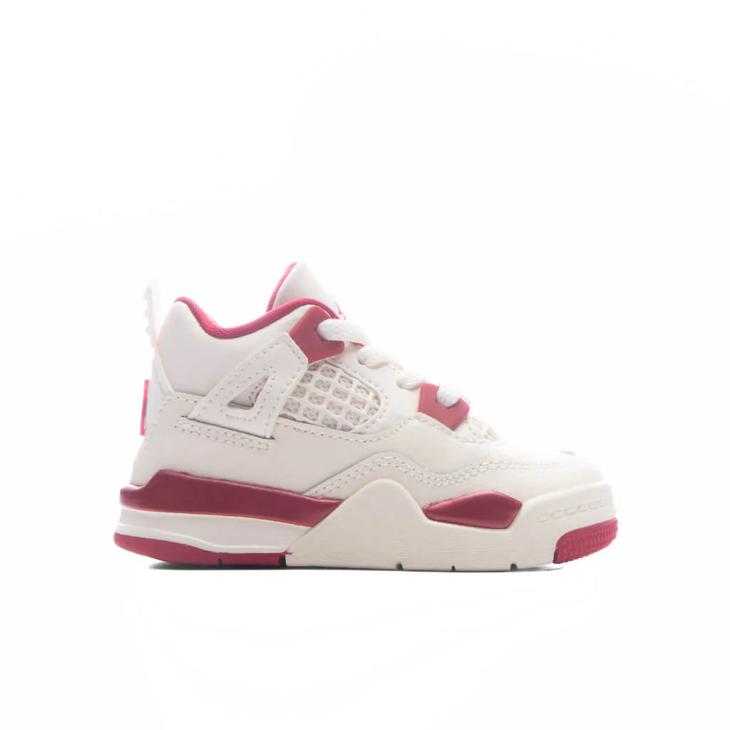 Air Jordan 4 Retro Valentines Day TD Pale Ivory Sierra Red