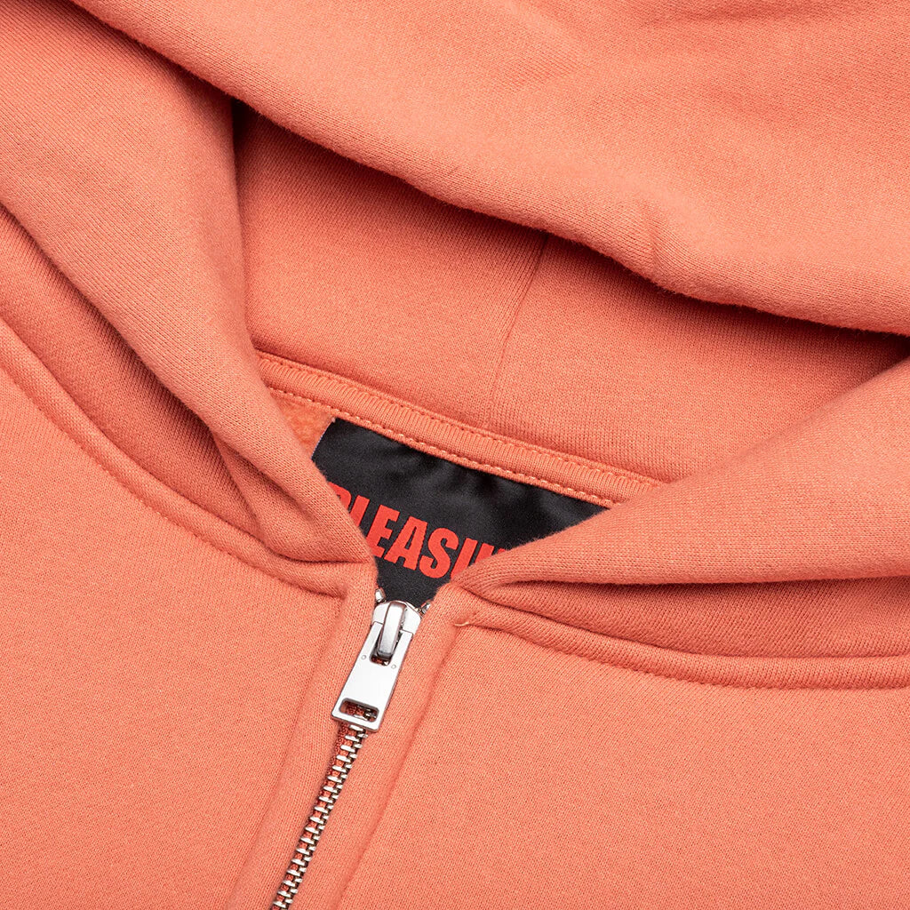OE Zip Up Hoodie Rust