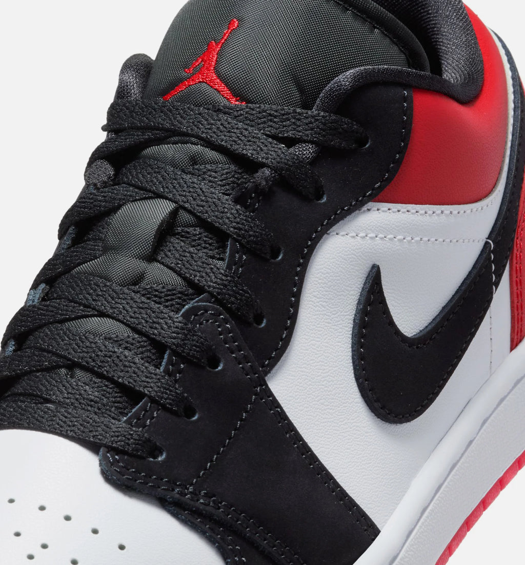 Air Jordan 1 Low SE Mens Lifestyle Shoe White Varsity Red Black