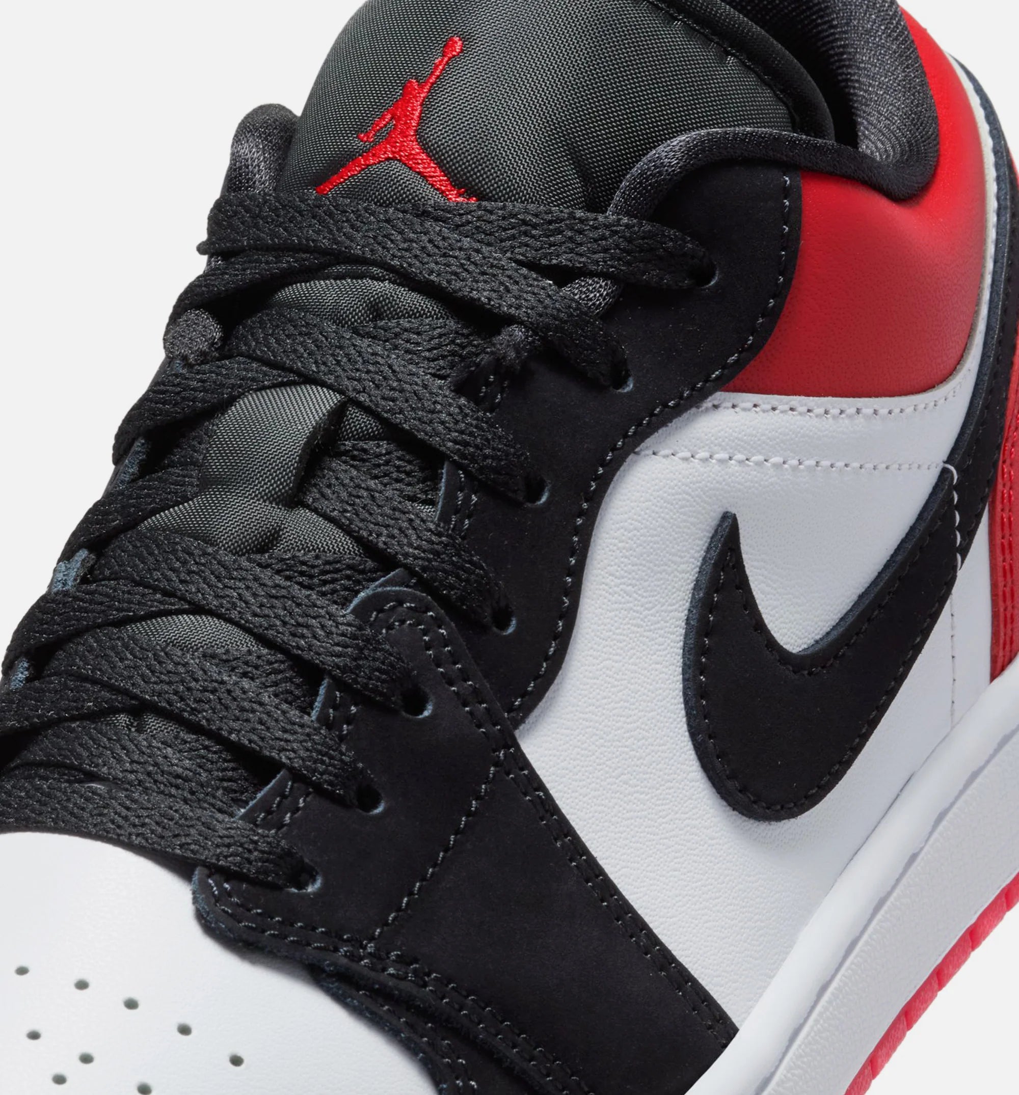 Air Jordan 1 Low SE Mens Lifestyle Shoe White Varsity Red Black