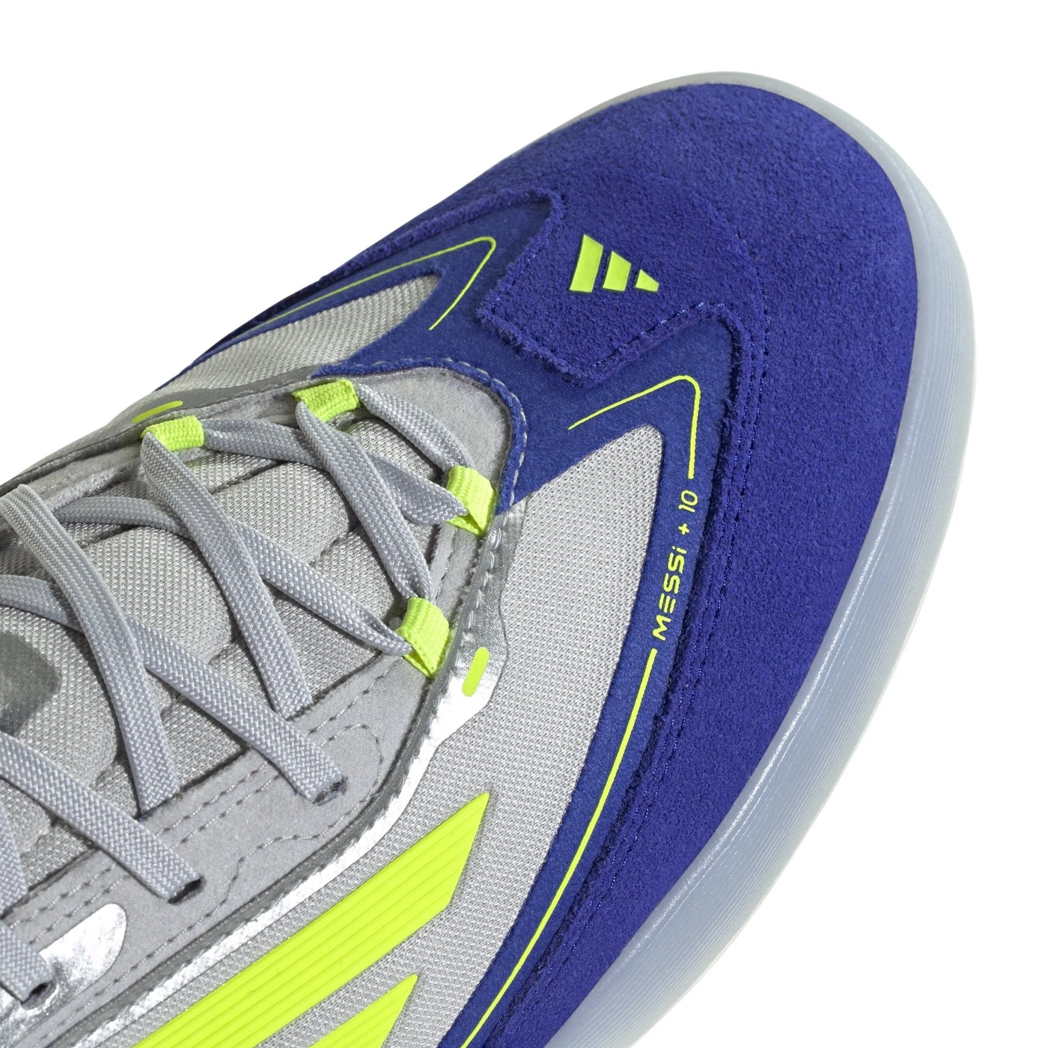 adidas F50 Messi Freestyle Indoor Boots Silver Yellow Blue