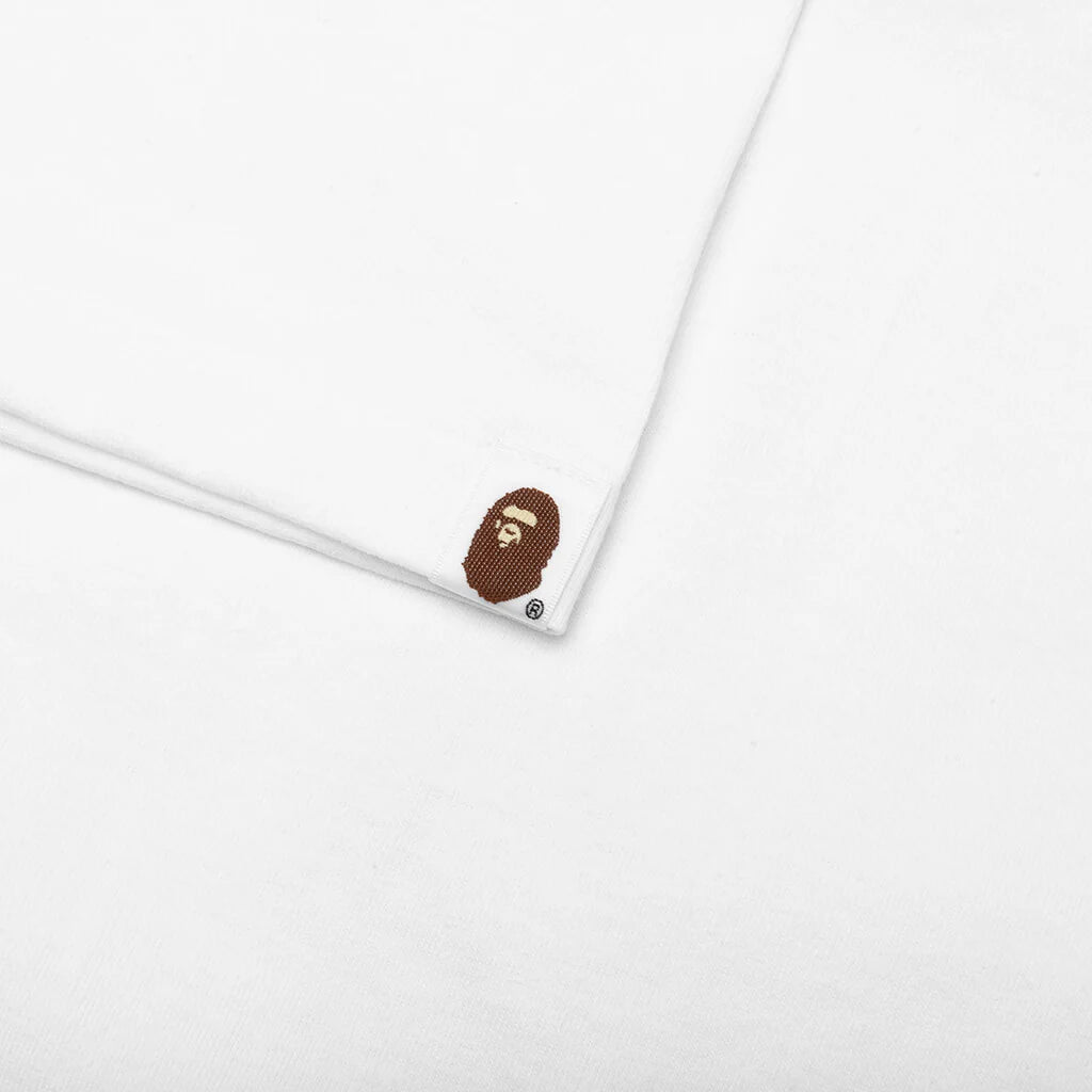 Color Camo College Tee White Red