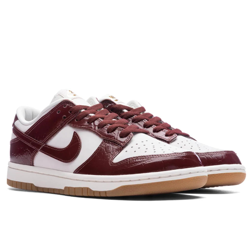 Womens Dunk Low LX Team Red Croc Phantom Dark Team Red Sail