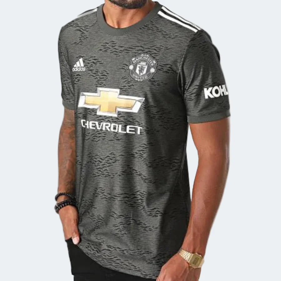 adidas Manchester United Away Jersey 20 Legacy Green Black