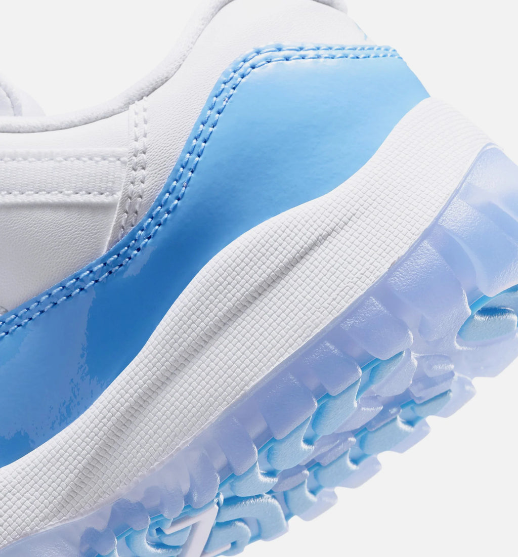 Air Jordan 11 Retro Low University Blue Preschool Lifestyle Shoe White University Blue Black Free Shipping