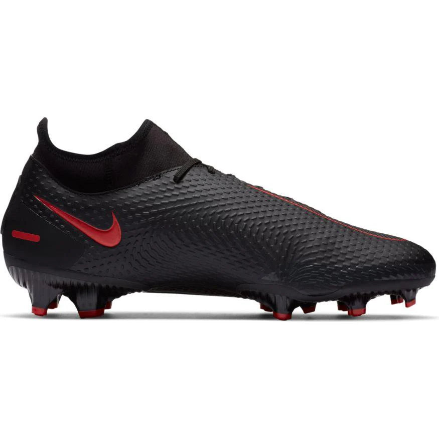 Nike Phantom GT Academy FG Firm Ground Soccer Cleats Black Red