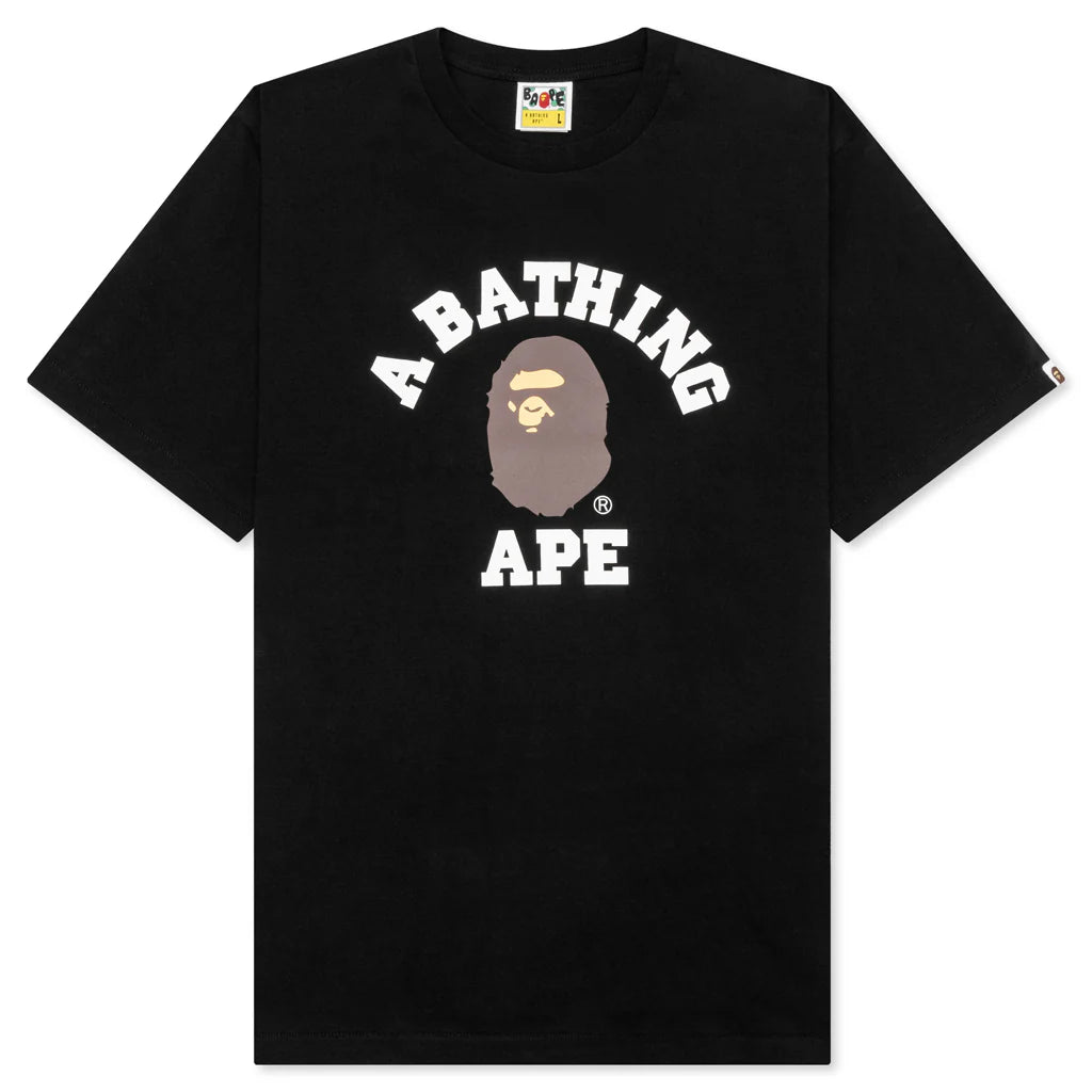 College Tee Black