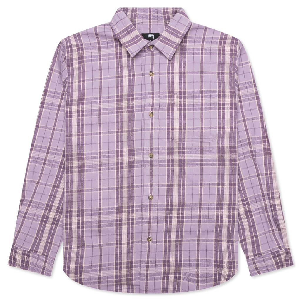 Stones Plaid Shirt Lavender