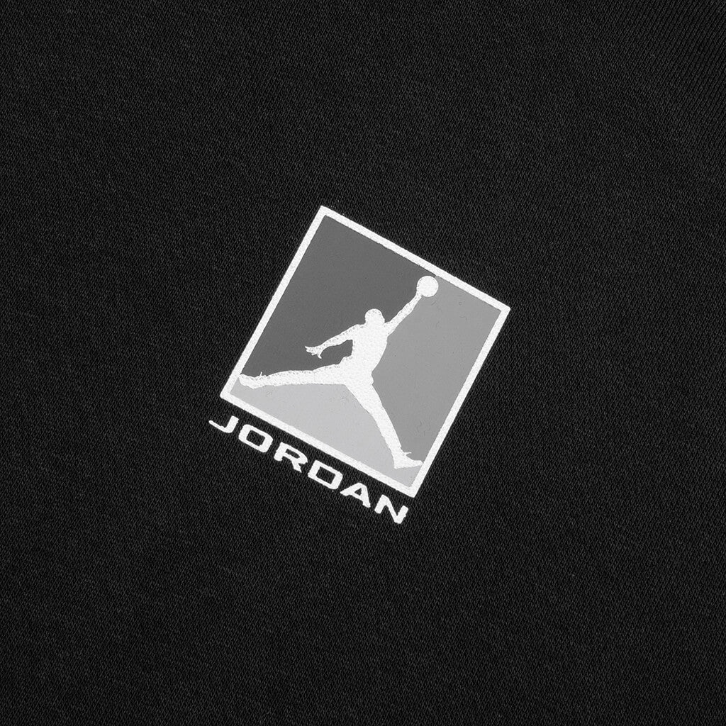 Brooklyn Fleece Graphic Pullover Hoodie Black White