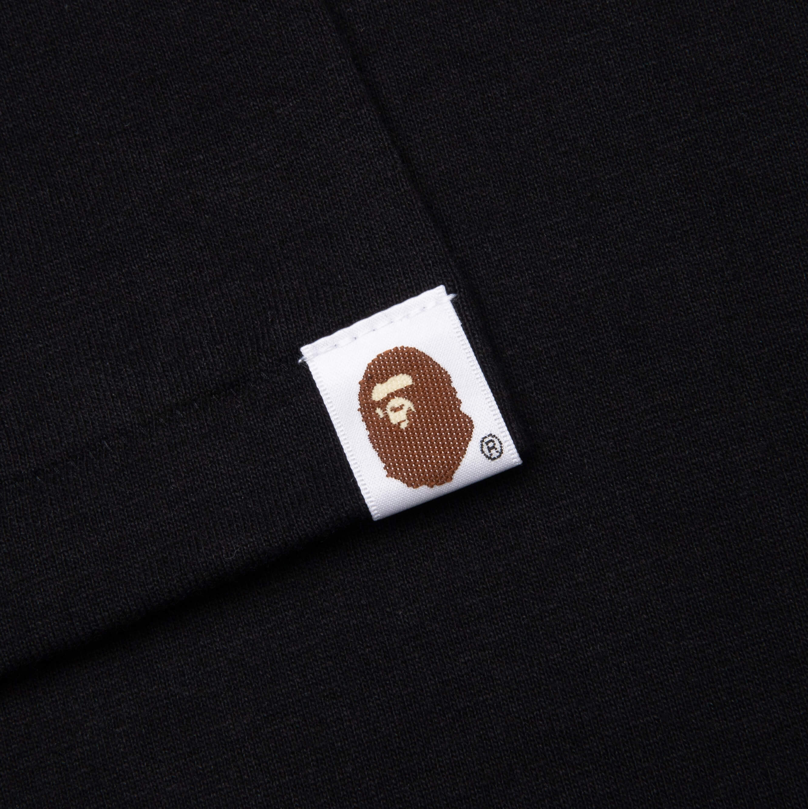 Color Camo Milo on Big Ape Tee Black Navy