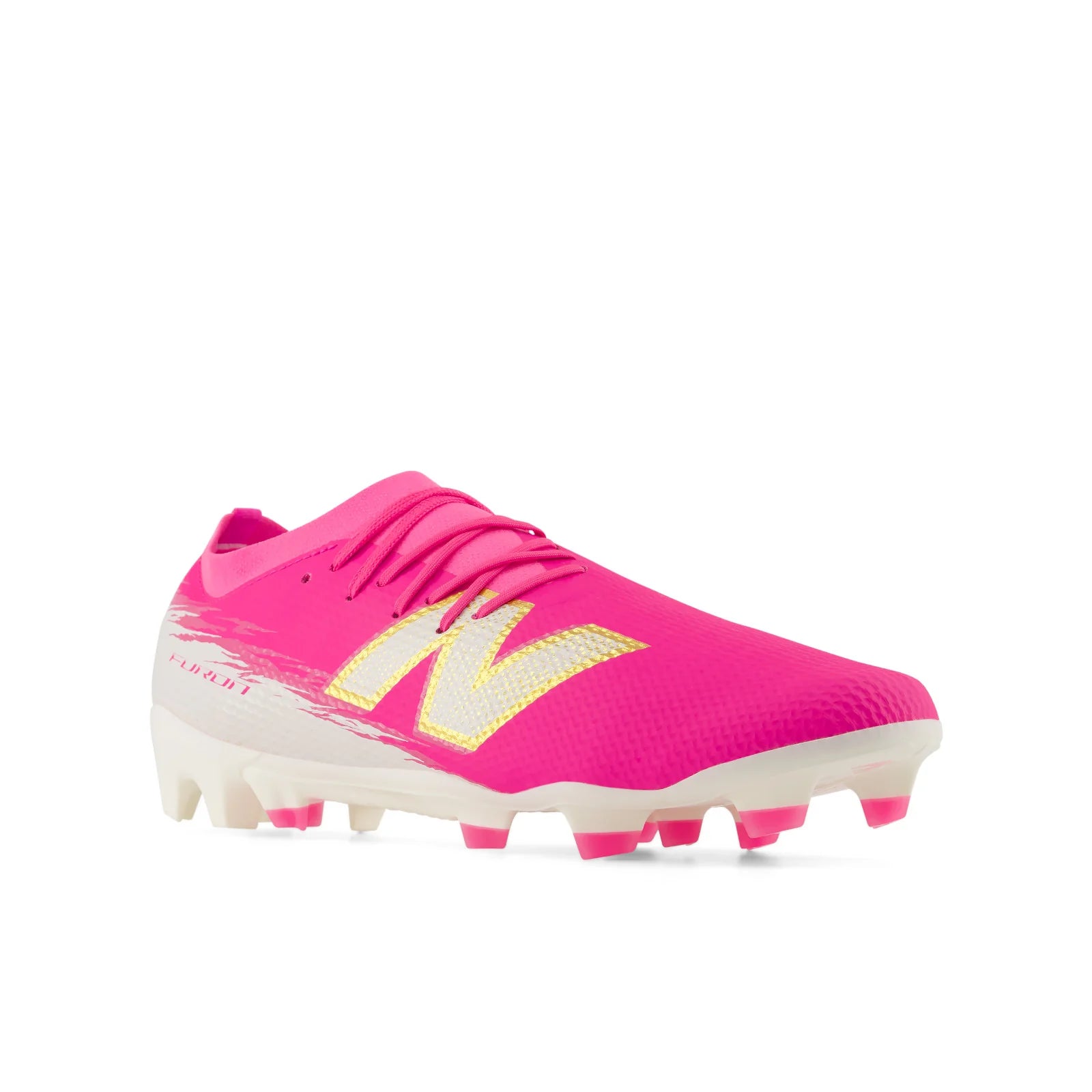 New Balance Furon Team V8 FG Firm Ground Mens Soccer Cleats Pink Heat