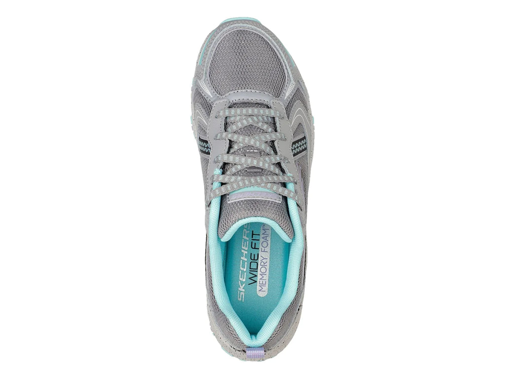 Tenis Skechers Outdoors Gris y Azul para Mujer