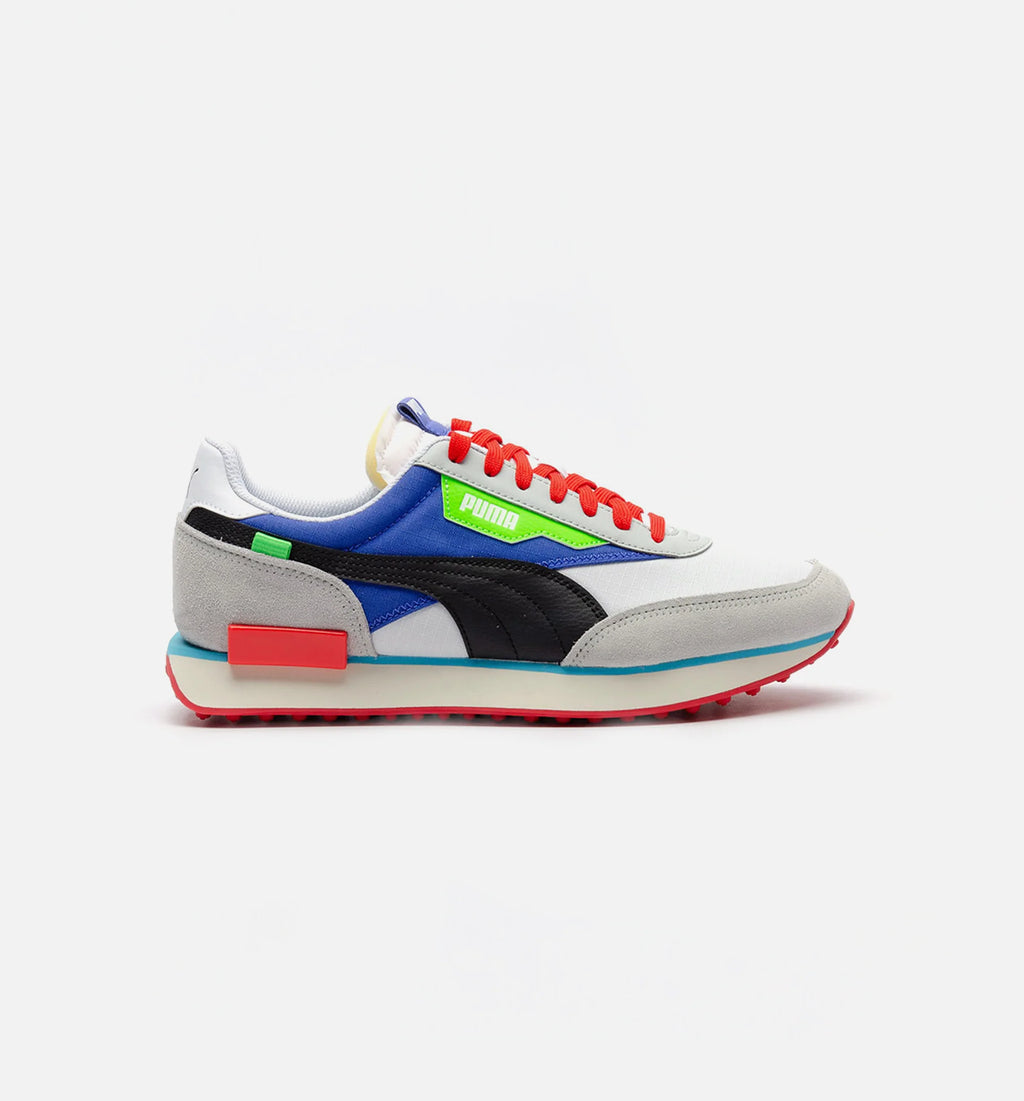 Future Rider Ride On Mens Lifestyle Shoe Blue Grey Red