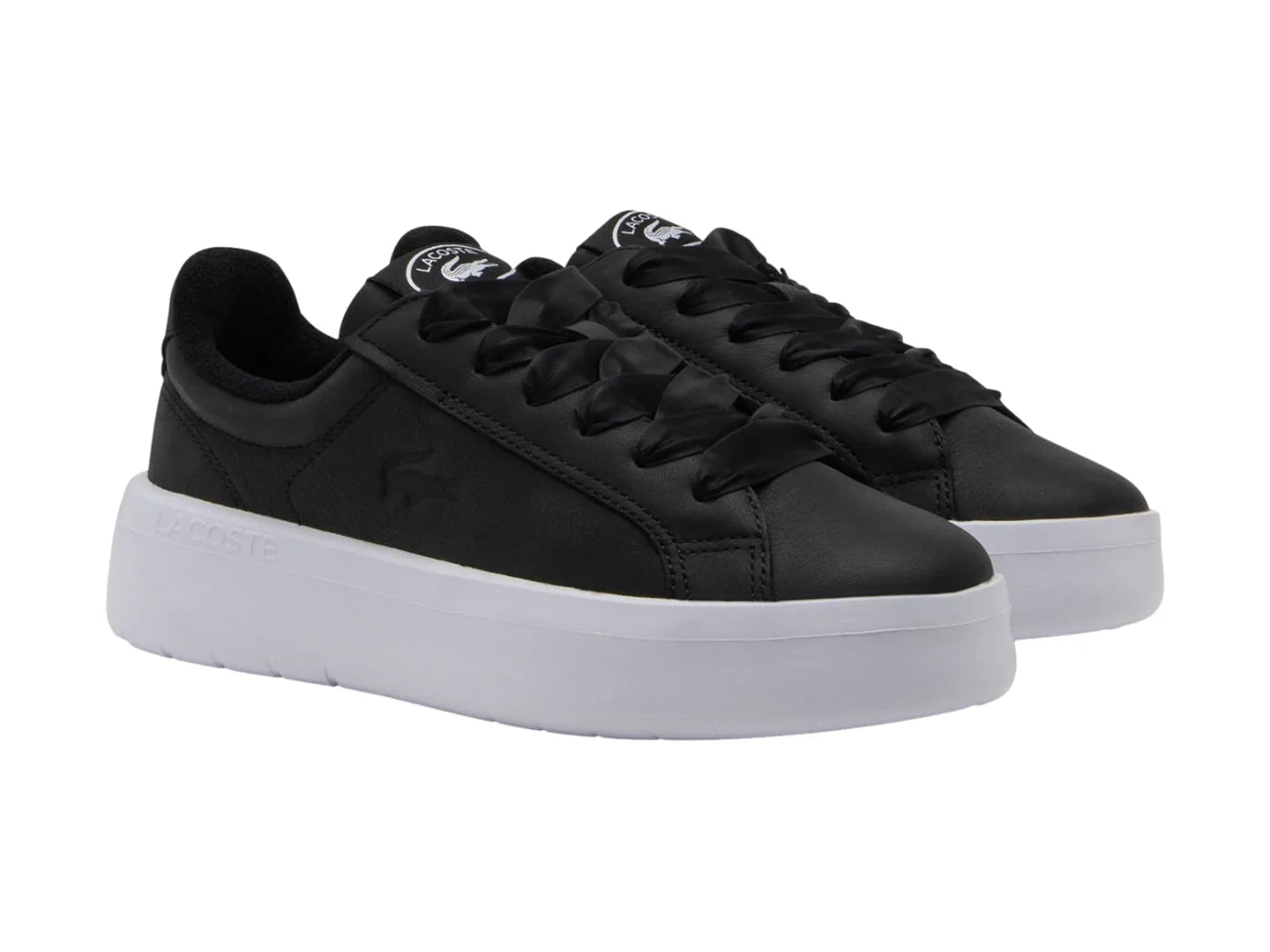 Tenis Lacoste Carnaby Plat LT Negro para Mujer