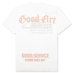 Race Service x Goodart S S T Shirt White