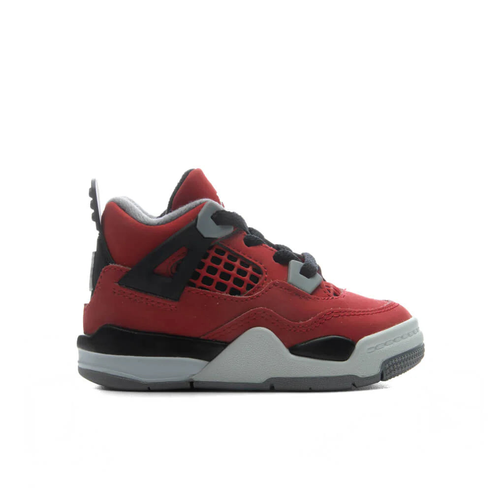 Air Jordan 4 Retro Toro Bravo TD Fire Red White Black Cement Grey