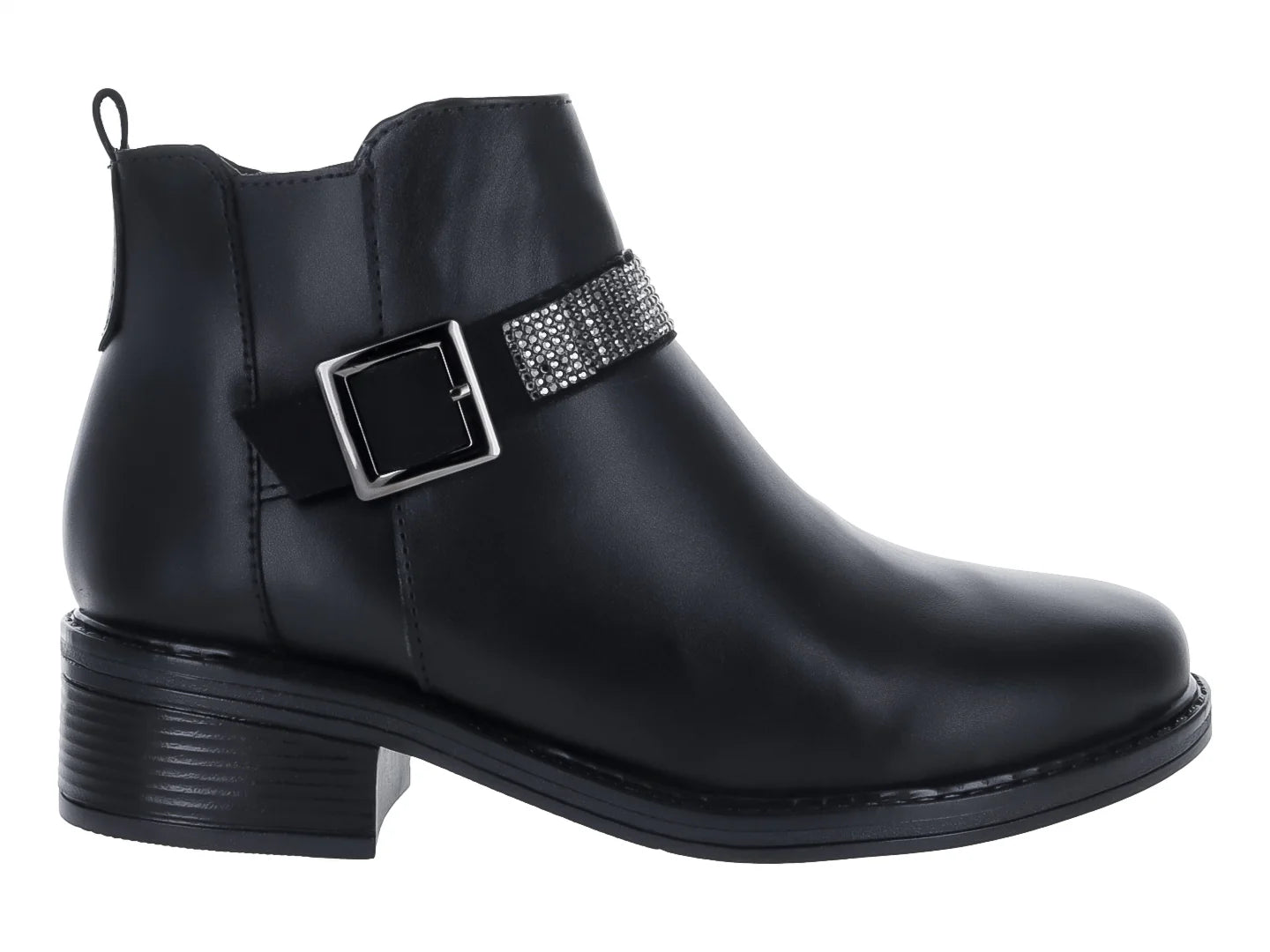 Botines Luna Rosa Diva Negro para Mujer