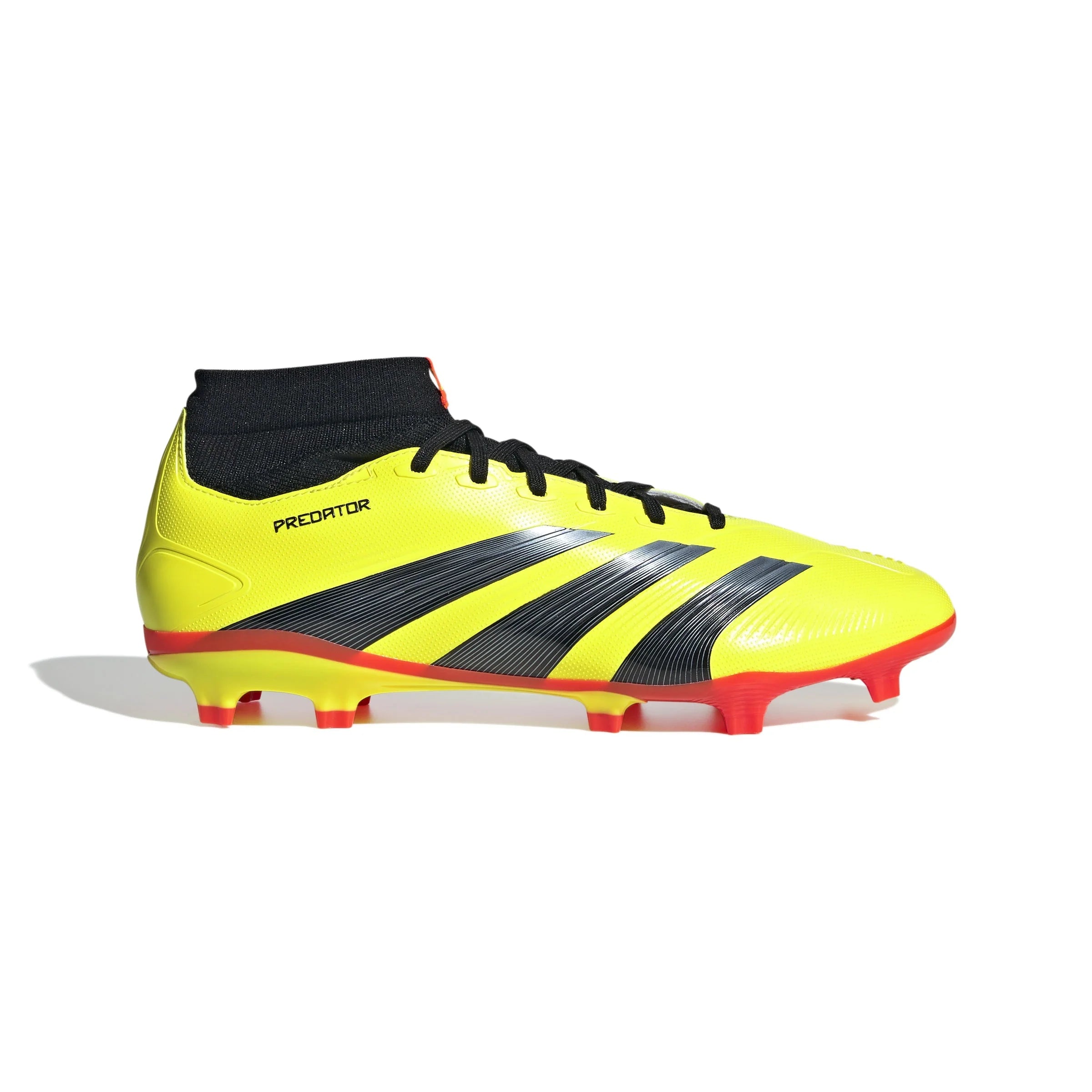 adidas Predator League Sock FG Firm Ground Soccer Cleats Team Solar Yellow Core Black