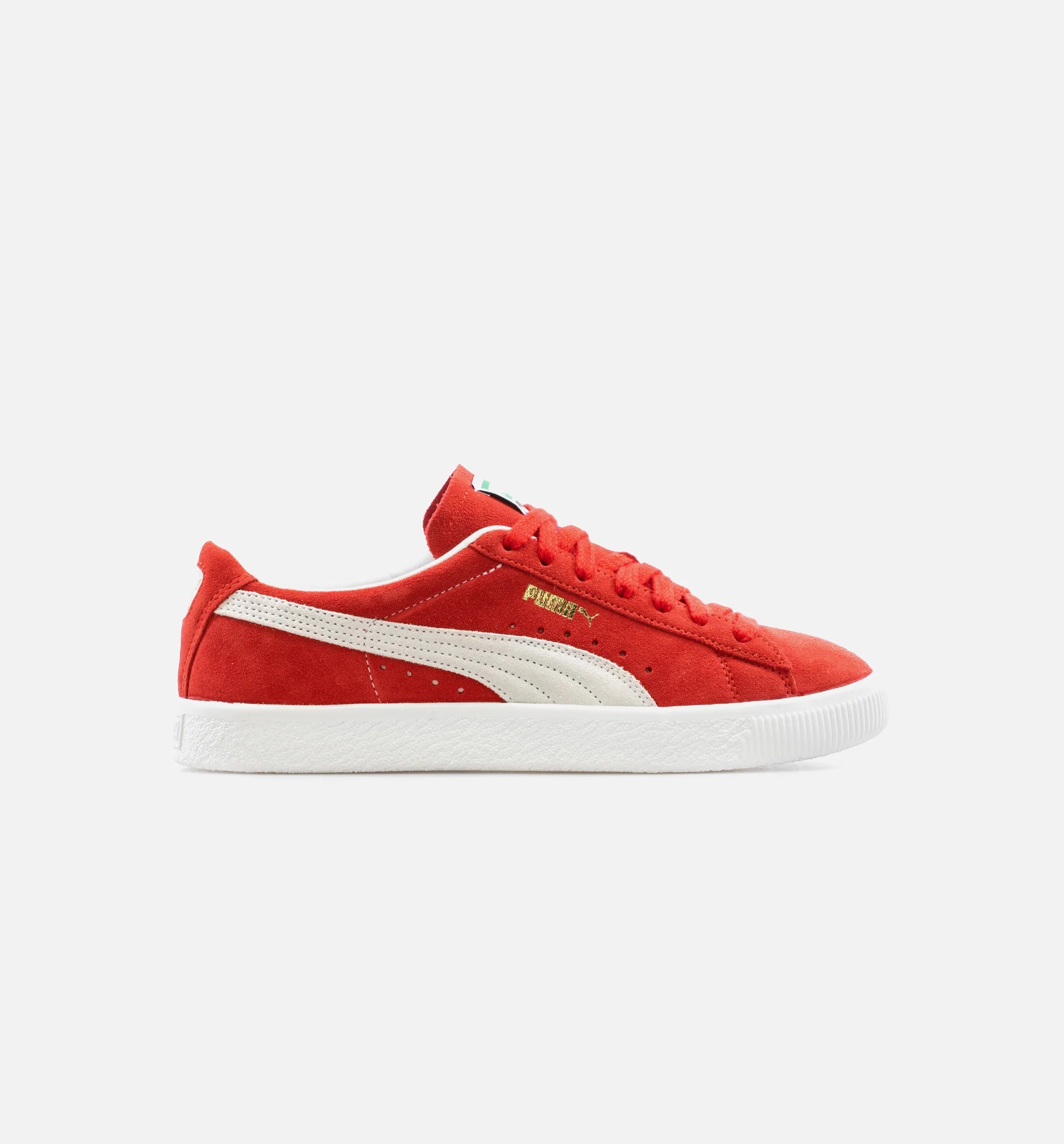 Suede VTG Mens Lifestyle Shoe Red White