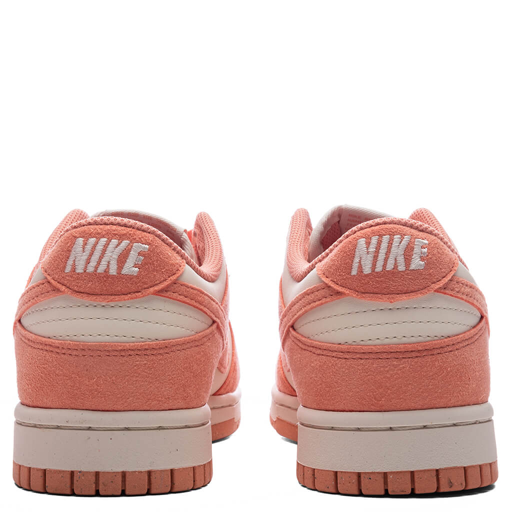 Womens Dunk Low Soft Pear Apricot Agate White