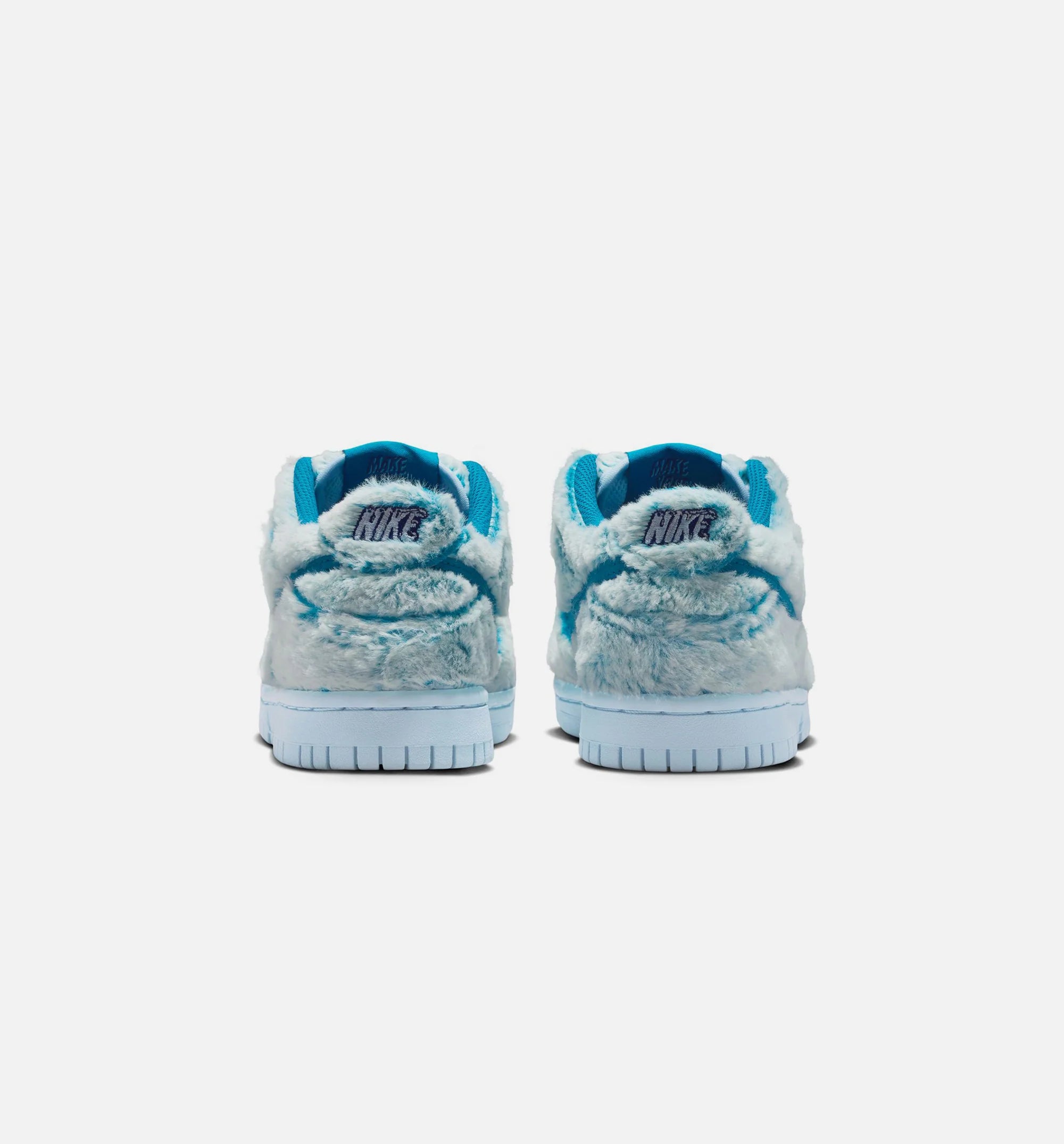 Dunk Low Abominable Snowman Grade School Lifestyle Shoe Green Abyss White Celestine Blue