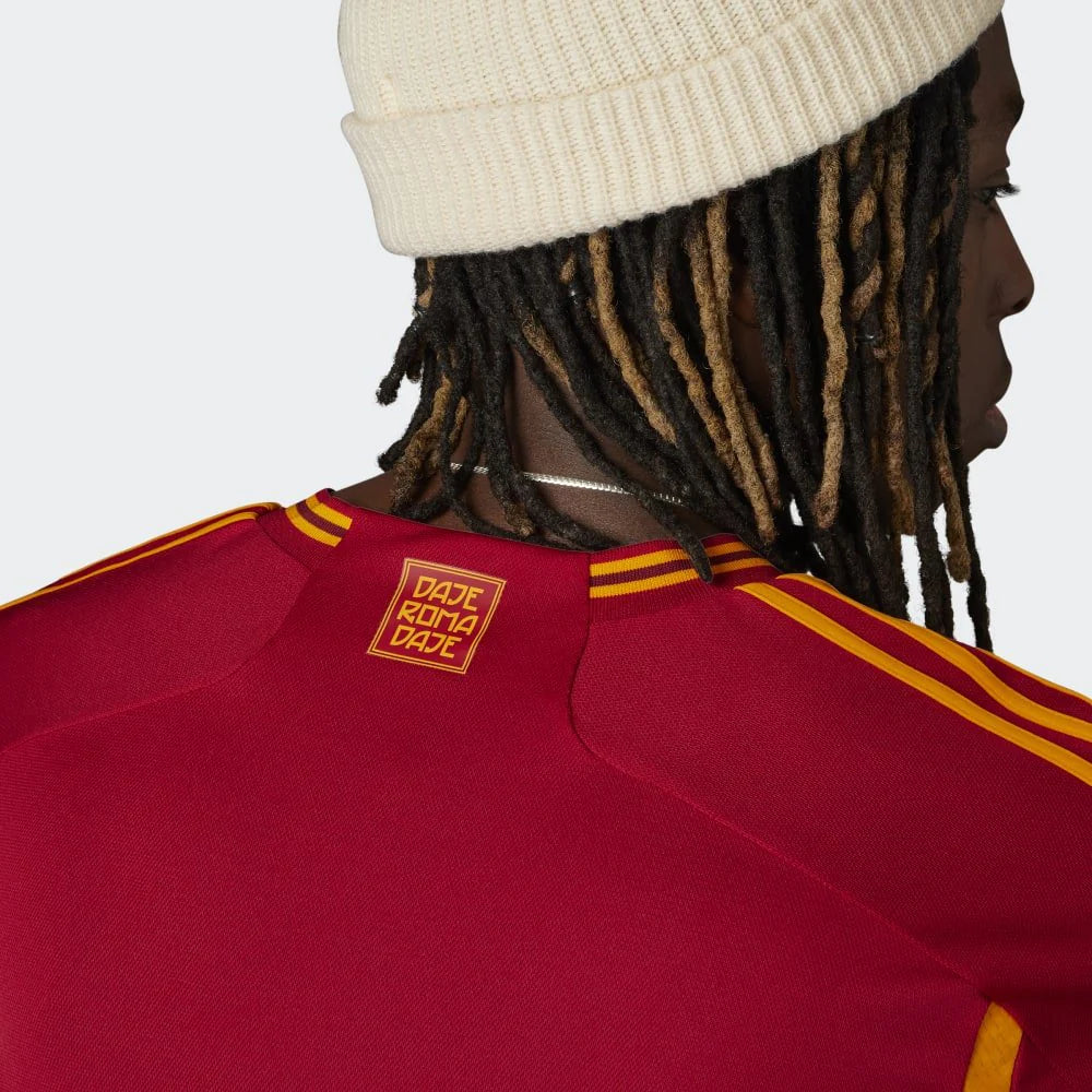 adidas Mens AS Roma Home Jersey 23