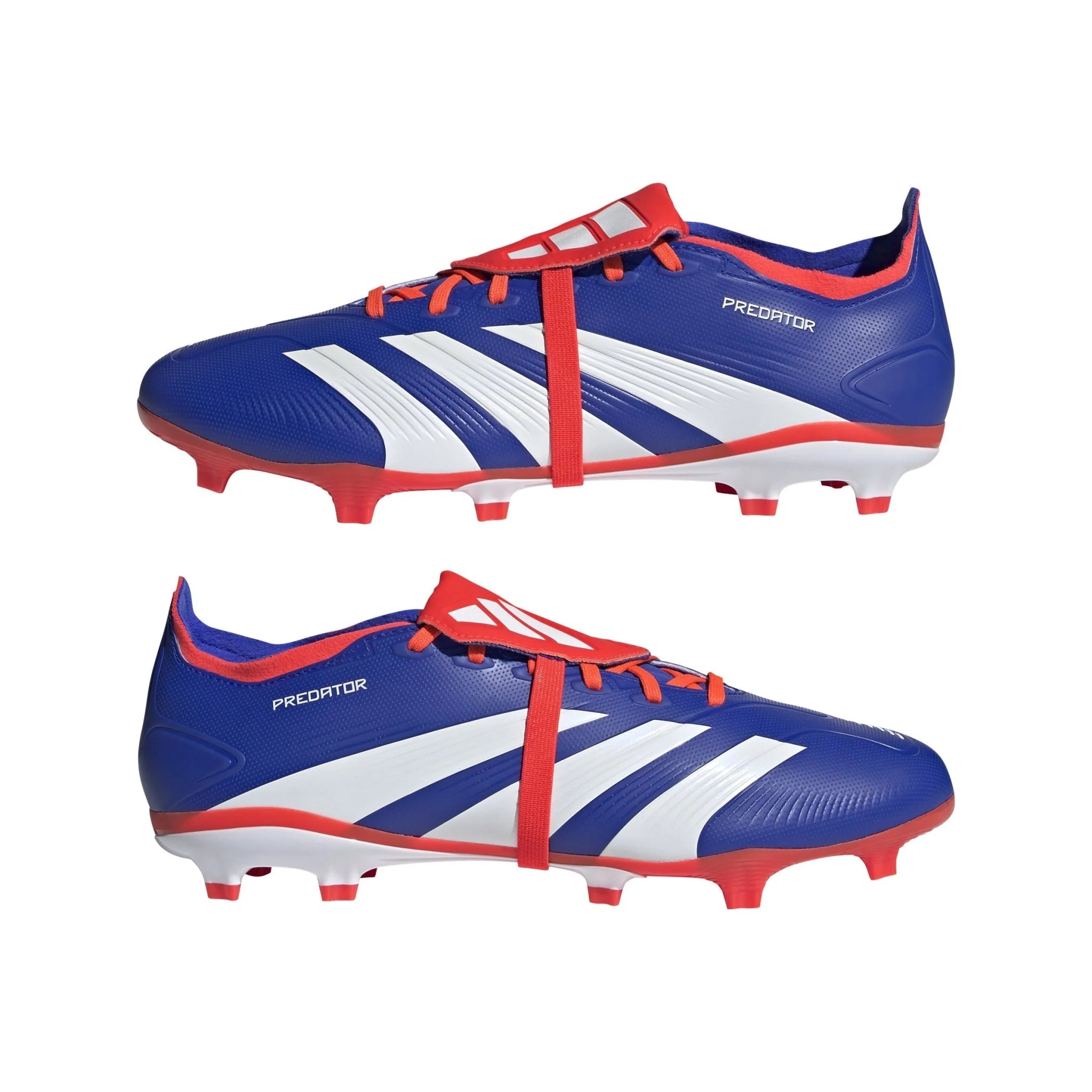 adidas Predator League FT FG Firm Ground Cleats Lucid Blue White Solar Red