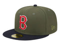 Gorra New Era Boston Red Sox Color Oliva para Hombre
