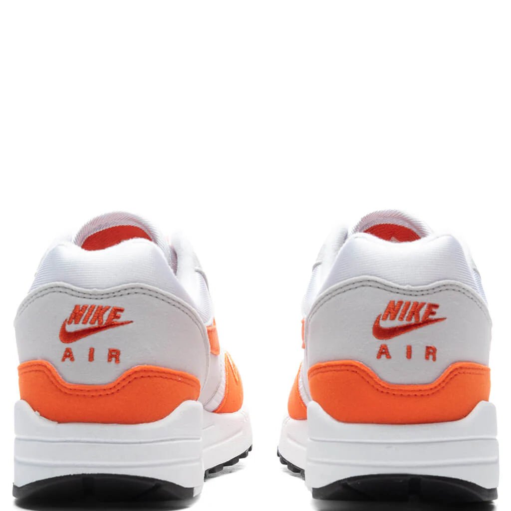 Womens Air Max 1 87 Safety Orange Neutral Grey Safety Orange White