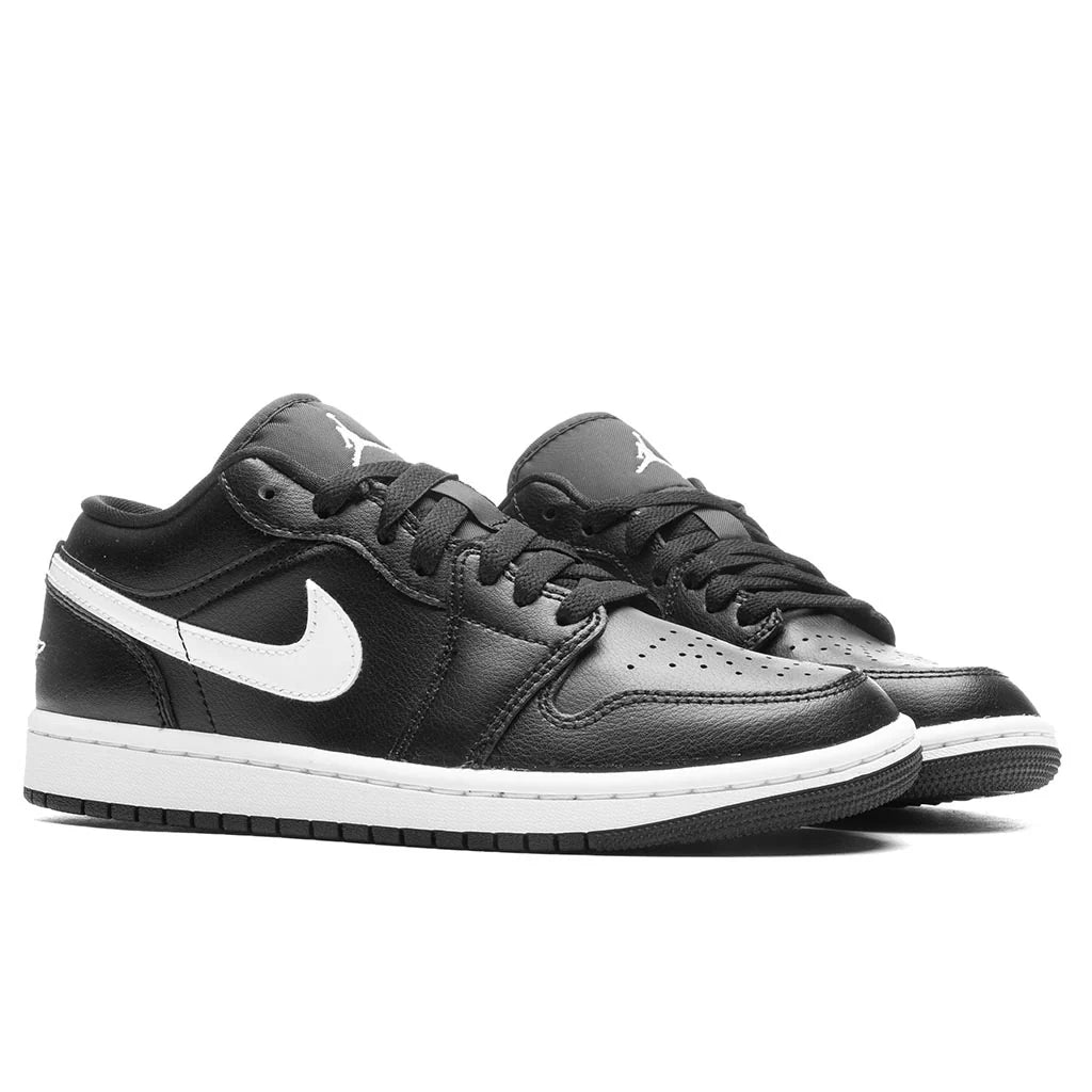 Womens Air Jordan 1 Low Black White Black