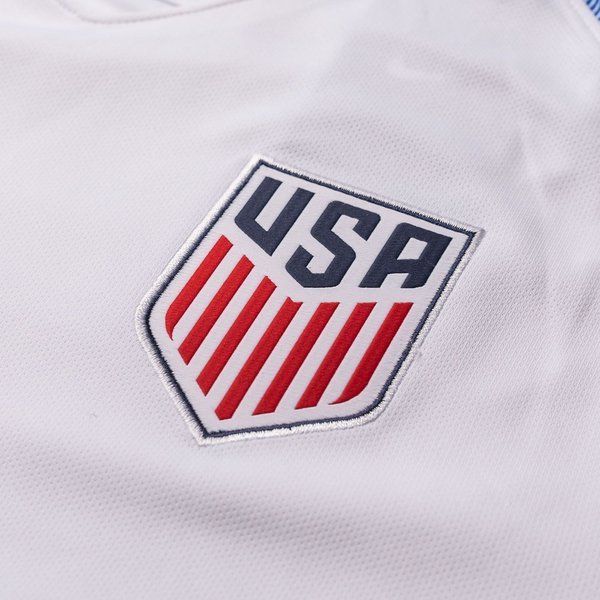 Nike USMNT 16 Stadium Home Mens Jersey White Blue