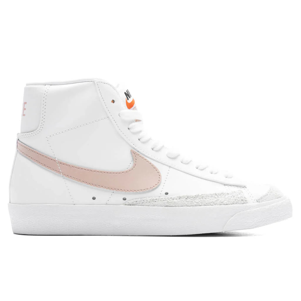 Womens Blazer Mid 77 White Pink Oxford