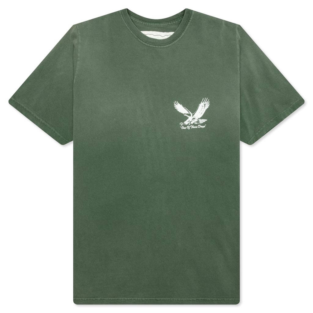 Screaming Eagle Tee Washed Forest Green