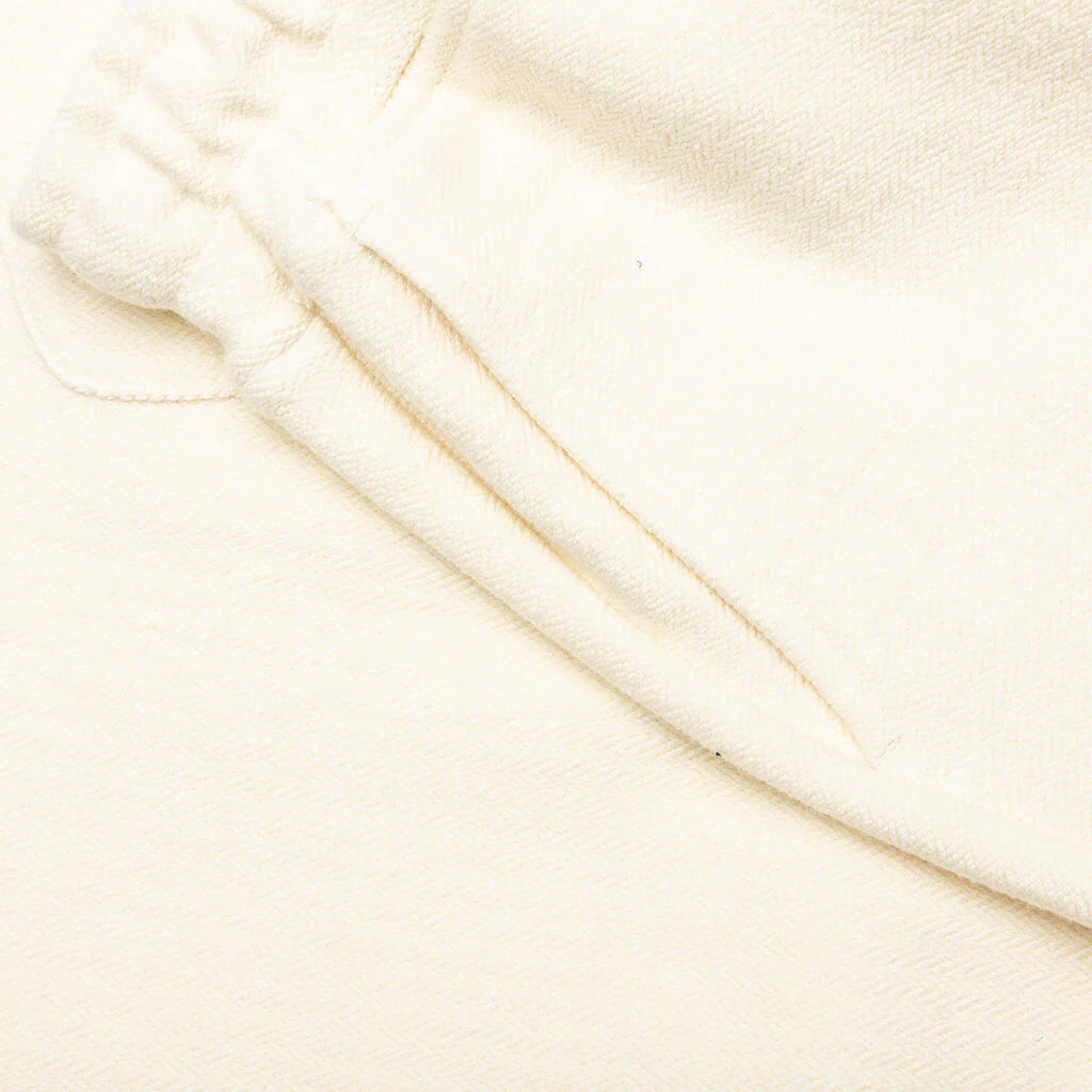 Race Herringbone Short White