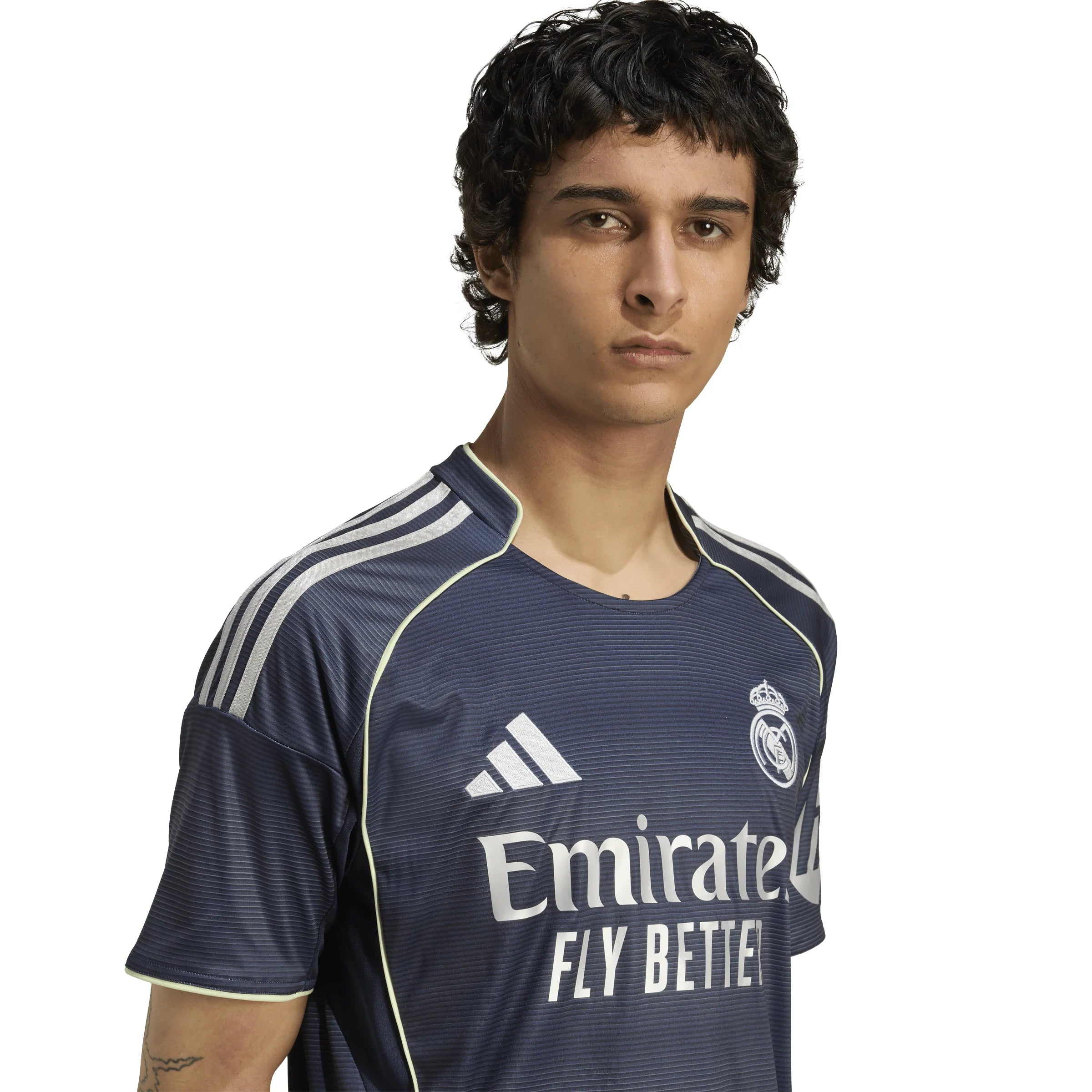 adidas Real Madrid Away Mens Soccer Jersey 25 26 Blue