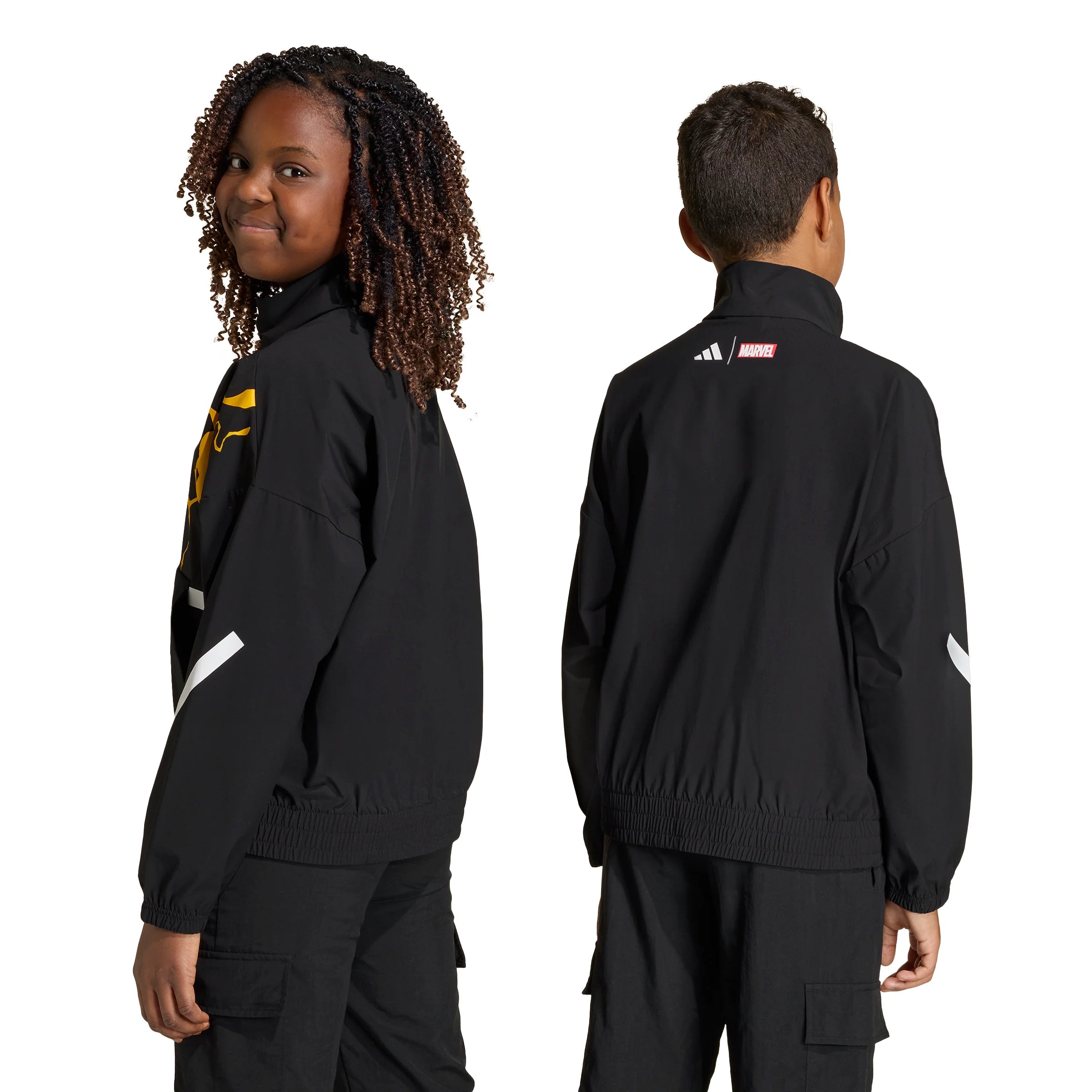 adidas Real Madrid Avengers ZNE Anthem Youth Soccer Jacket Black
